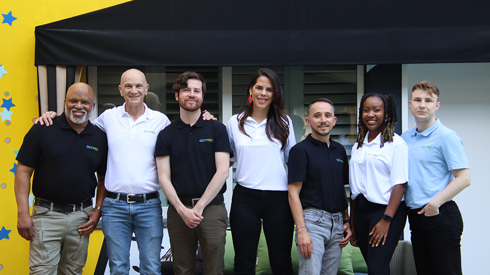 polo shirts group shot